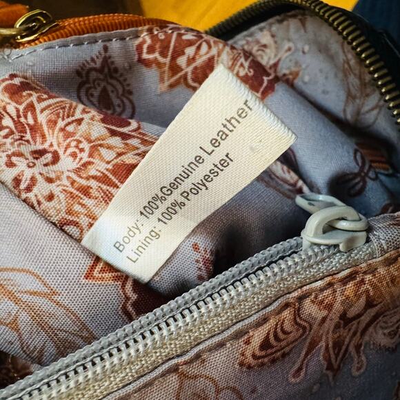 Hobo Womens Nash Black Soft Leather Crossbody Bag with Tassel - Picture 11 of 13